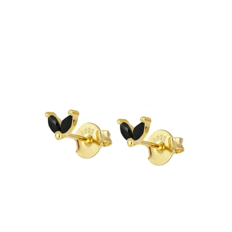 Pendientes Lirio Black