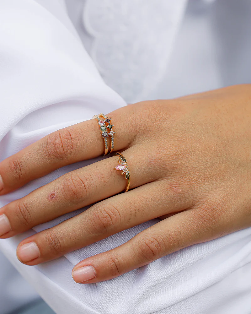 Anillo 5 pétalos - Image 2