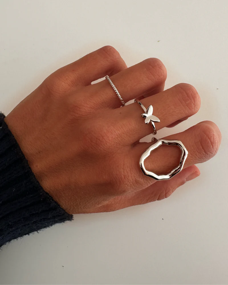 Anillo Big Oval Silver - Image 2