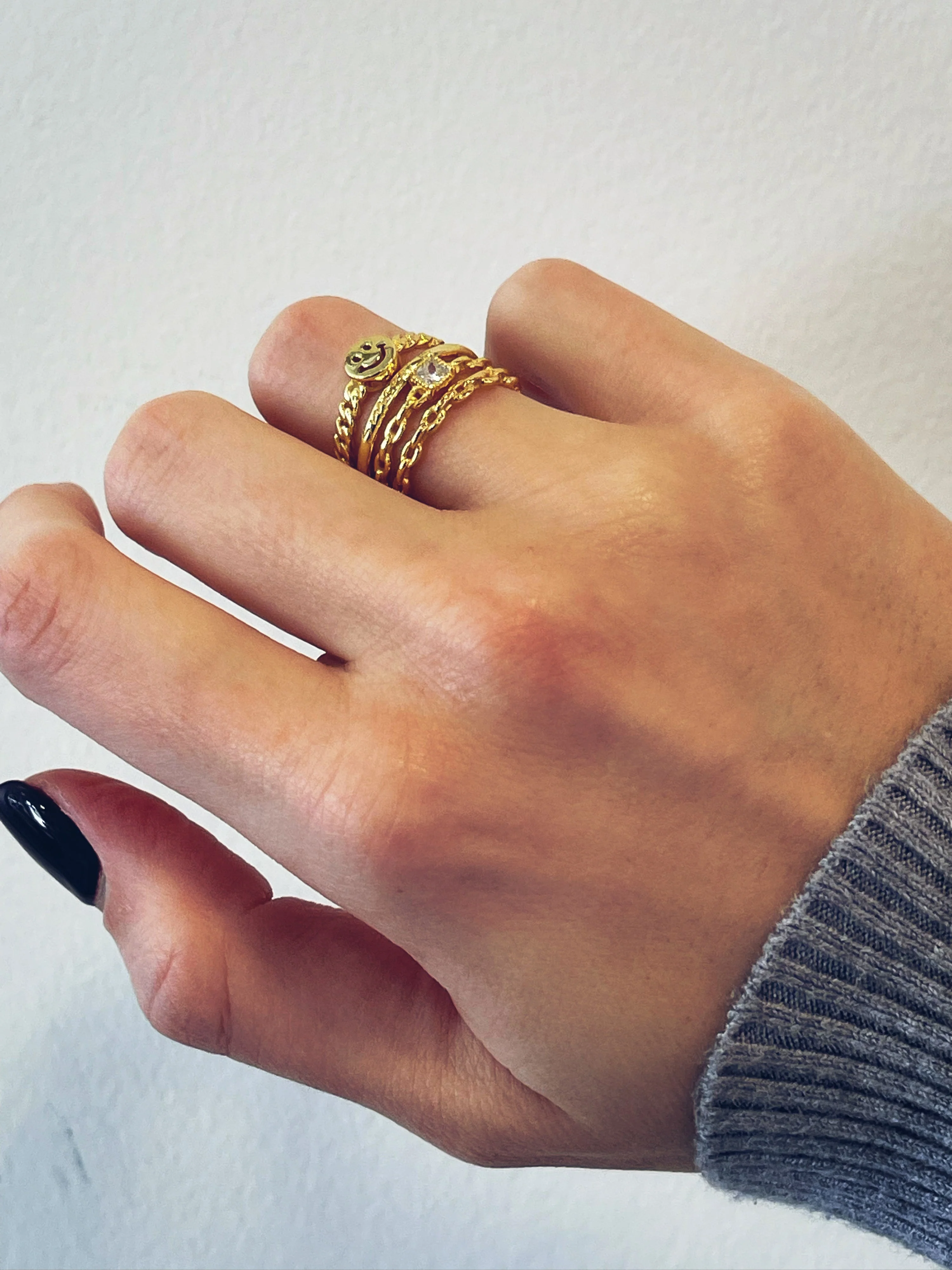 Anillo Mini Chain Silver - Image 2