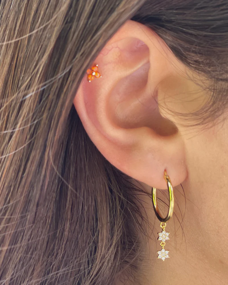 Aros mini estrellitas - Image 2