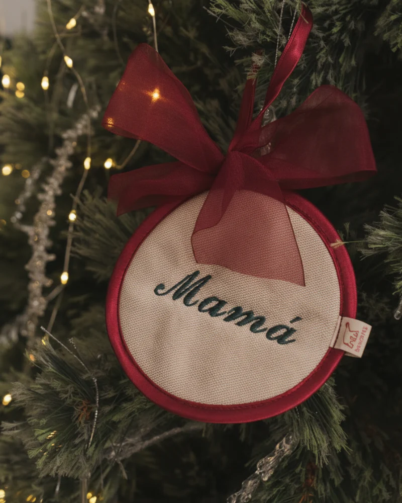 Bola de Navidad beige - Image 2