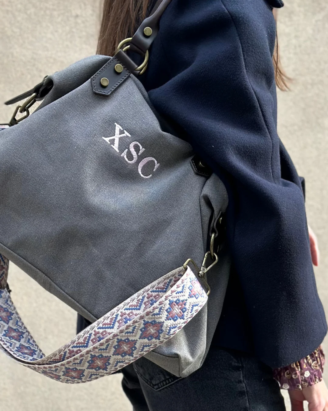 Bolso Federica Gris - Image 5