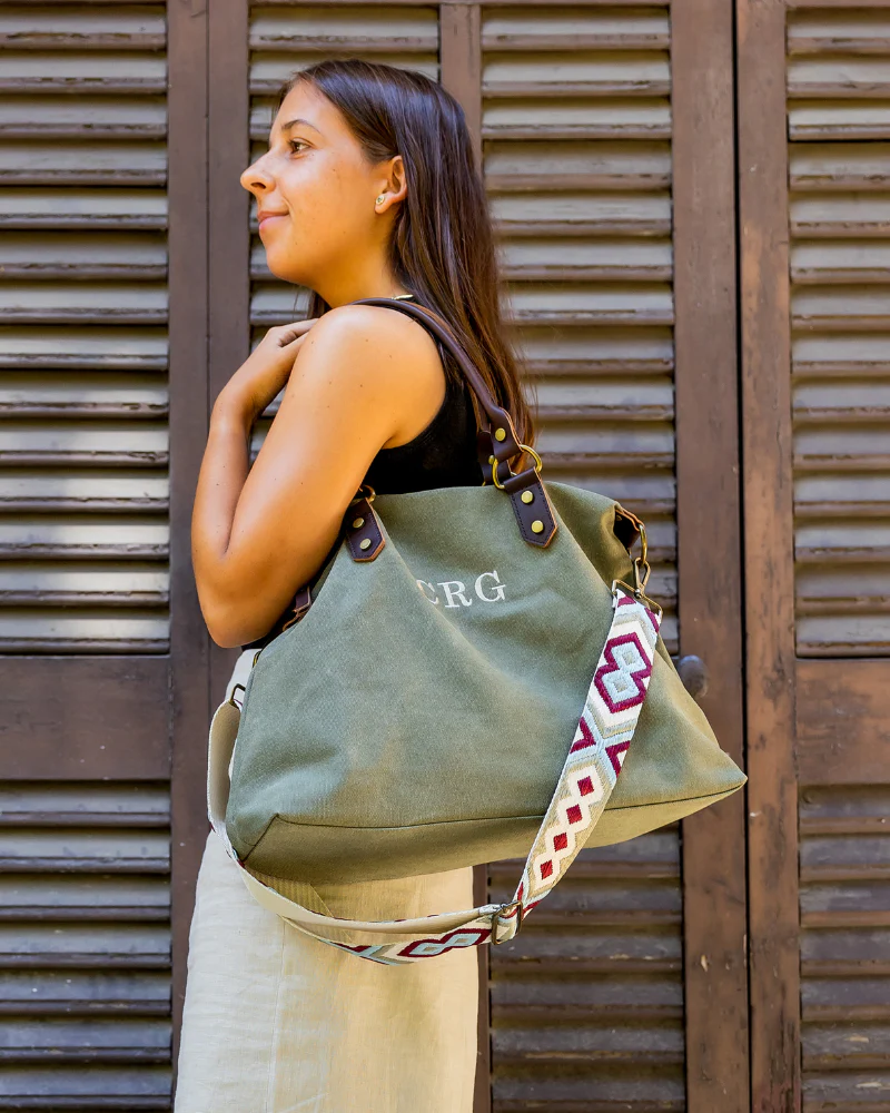 Bolso Federica Kaki - Image 4