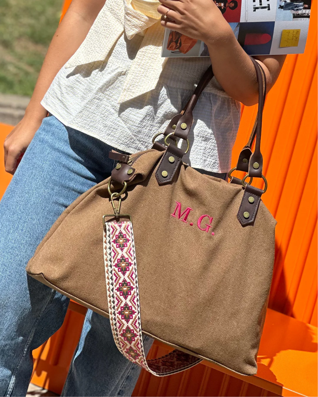 Bolso Federica Marrón - Image 4