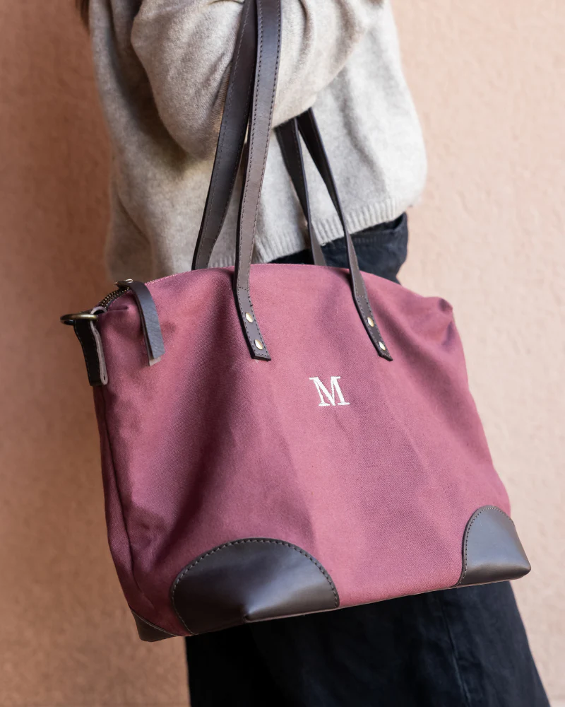 Bolso Federica mini Granate - Image 6