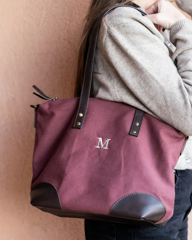Bolso Federica mini Granate - Image 7