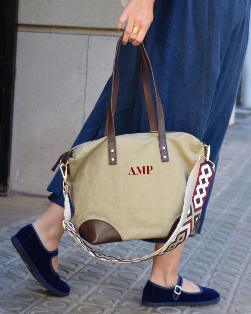 Bolso Federica mini Taupe - Image 5