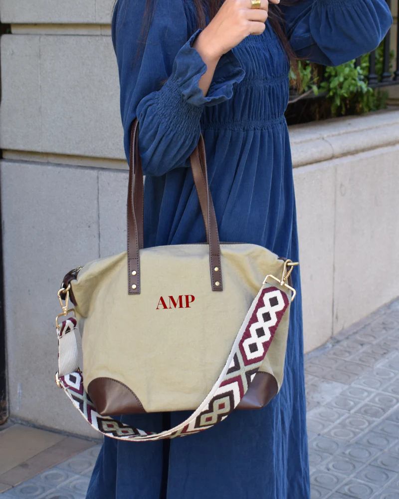 Bolso Federica mini Taupe - Image 6