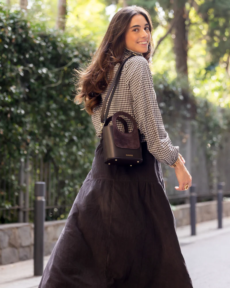 Bolso Lola ante marrón - Image 6