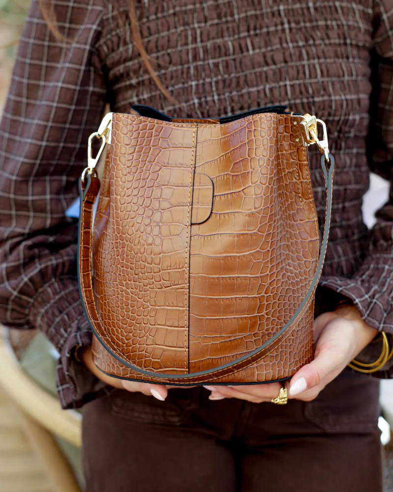 Bolso mini Aurora caramelo - Image 3