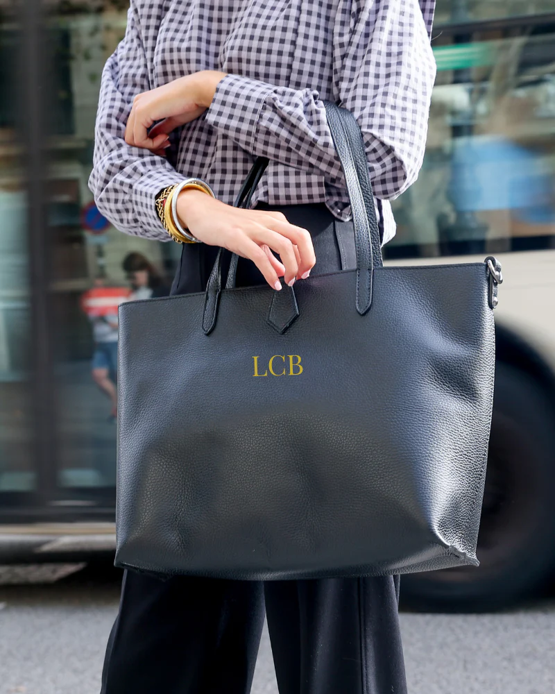 Bolso Shopping bag leather Black - Image 3