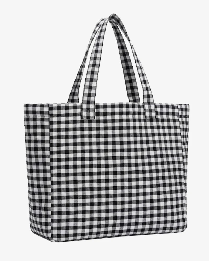 Bolso Vichy Black Flowers - Image 4