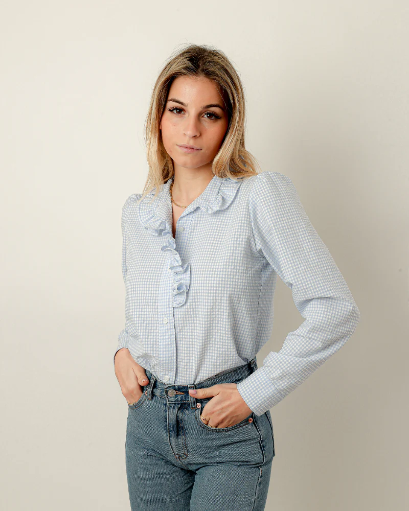 Camisa Hortensia Azul - Image 4