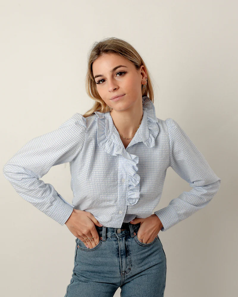 Camisa Hortensia Azul - Image 7