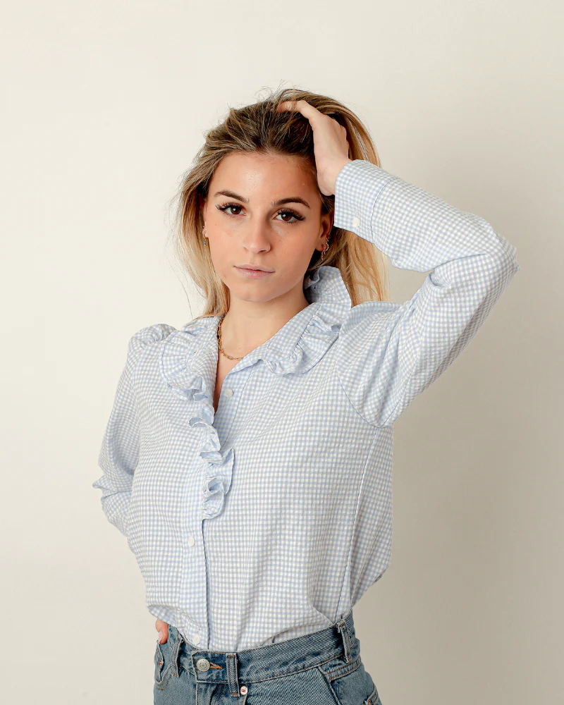 Camisa Hortensia Azul - Image 8