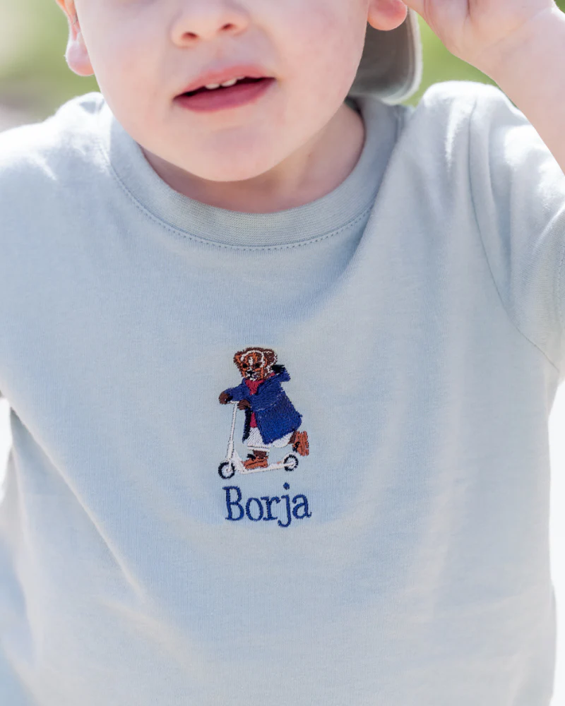 Camiseta personalizada Oso Patinete niño (3M a 14 años) - Image 2