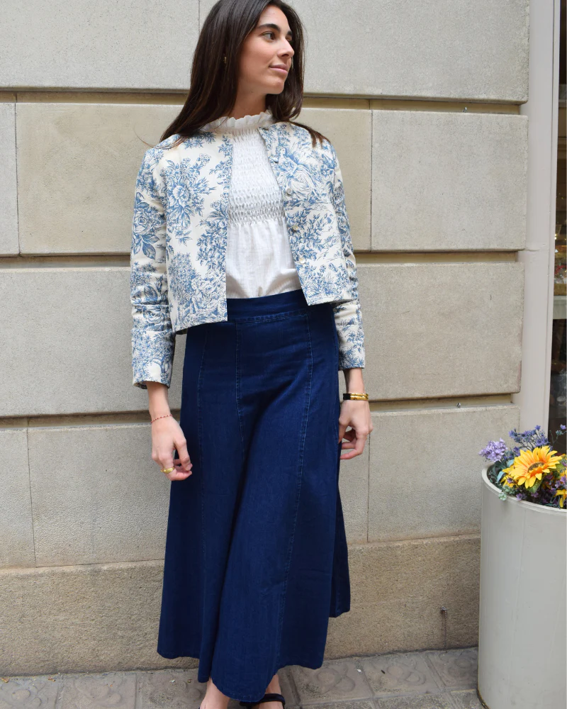 Chaqueta Toile de Jouy Azul - Image 2