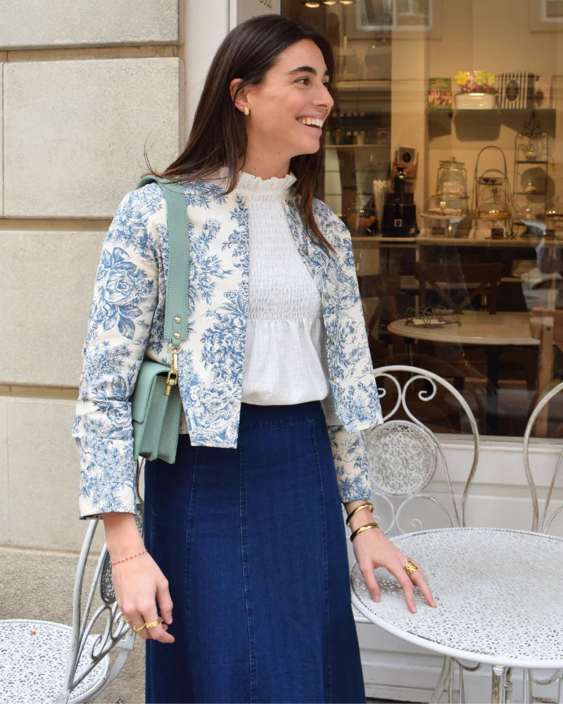 Chaqueta Toile de Jouy Azul - Image 6