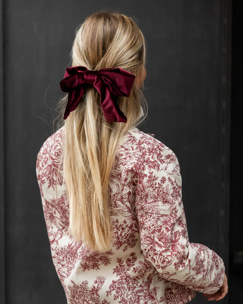 Chaqueta Toile de Jouy Granate - Image 3