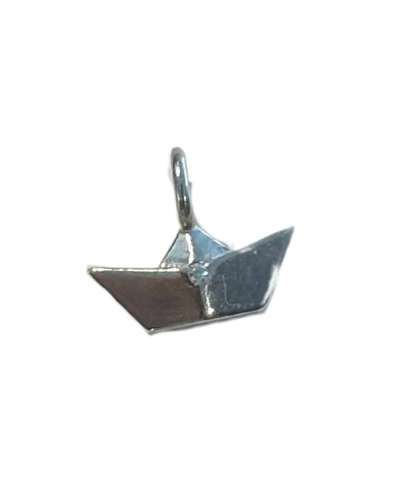 Charm Barco circonita Silver