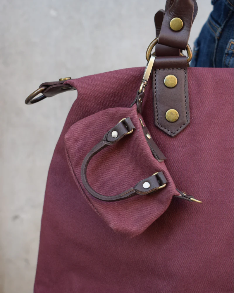 Charm bolso Federica Granate - Image 4