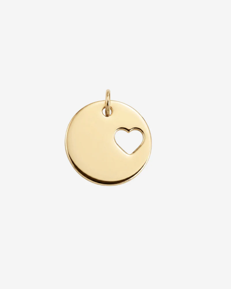 Charm plaquita corazón personalizable - Image 2