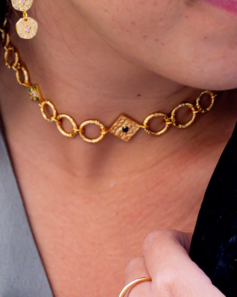 Chocker Blue Valentina - Image 5