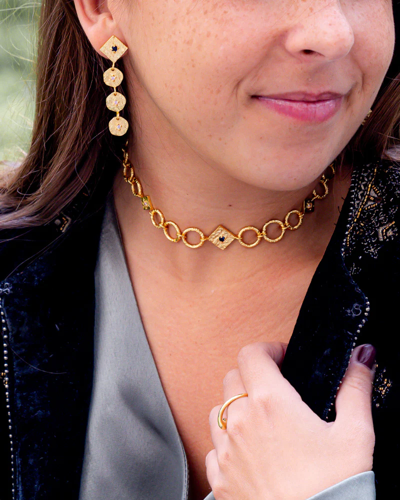 Chocker Blue Valentina - Image 6
