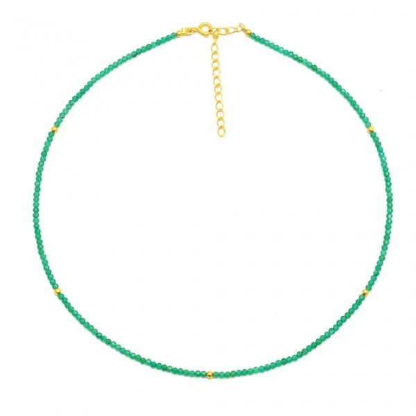 Chocker mineral Ónix verde