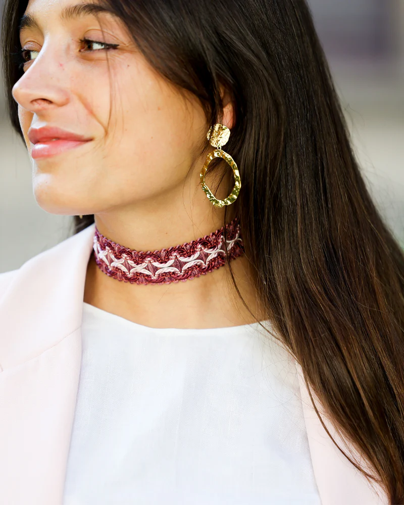 Choker Burgundy - Image 2
