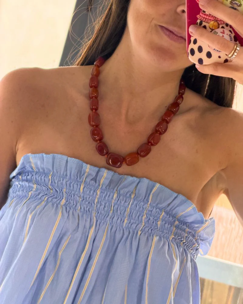 Collar Ágata Naranja - Image 4