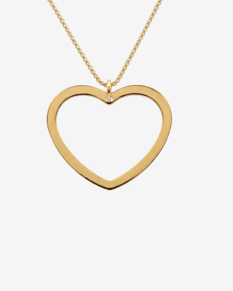 Collar Big Heart grabado - Image 2