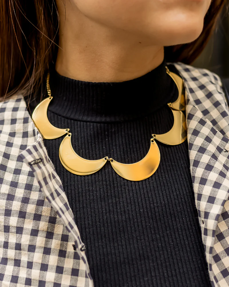 Collar Big Moons Gold - Image 4