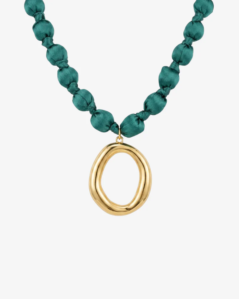 Collar Big Round turquesa