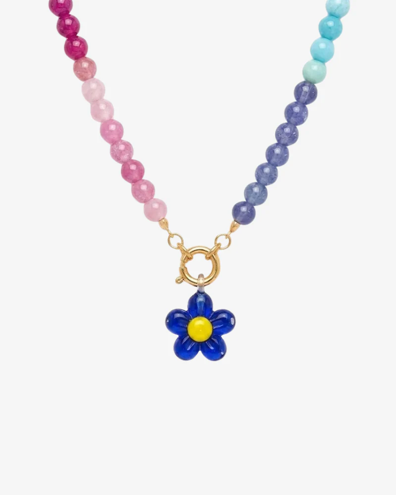 Collar Blue Flower