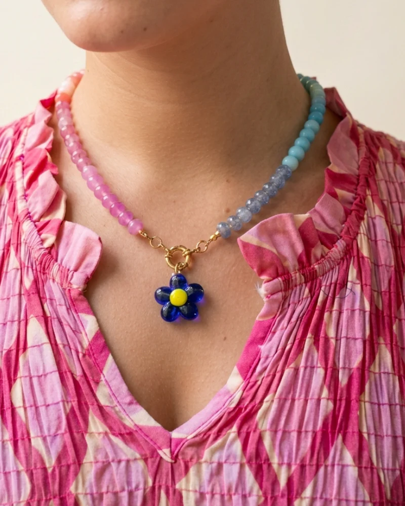 Collar Blue Flower - Image 2