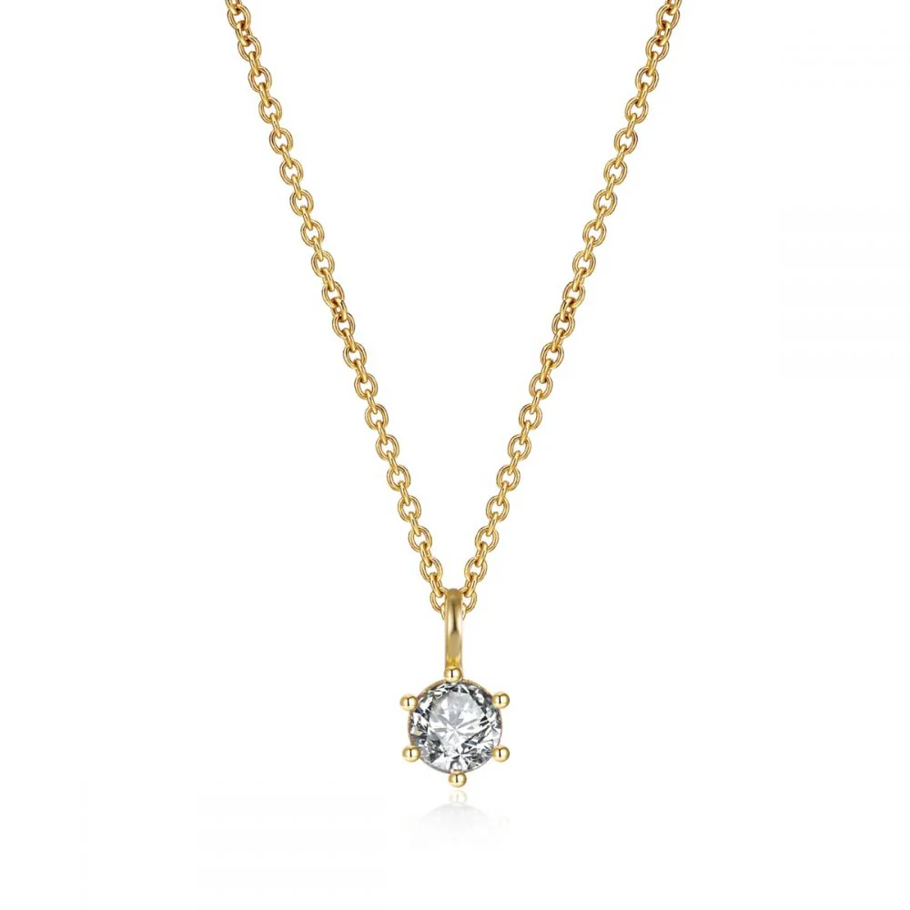 Collar circonita blanca