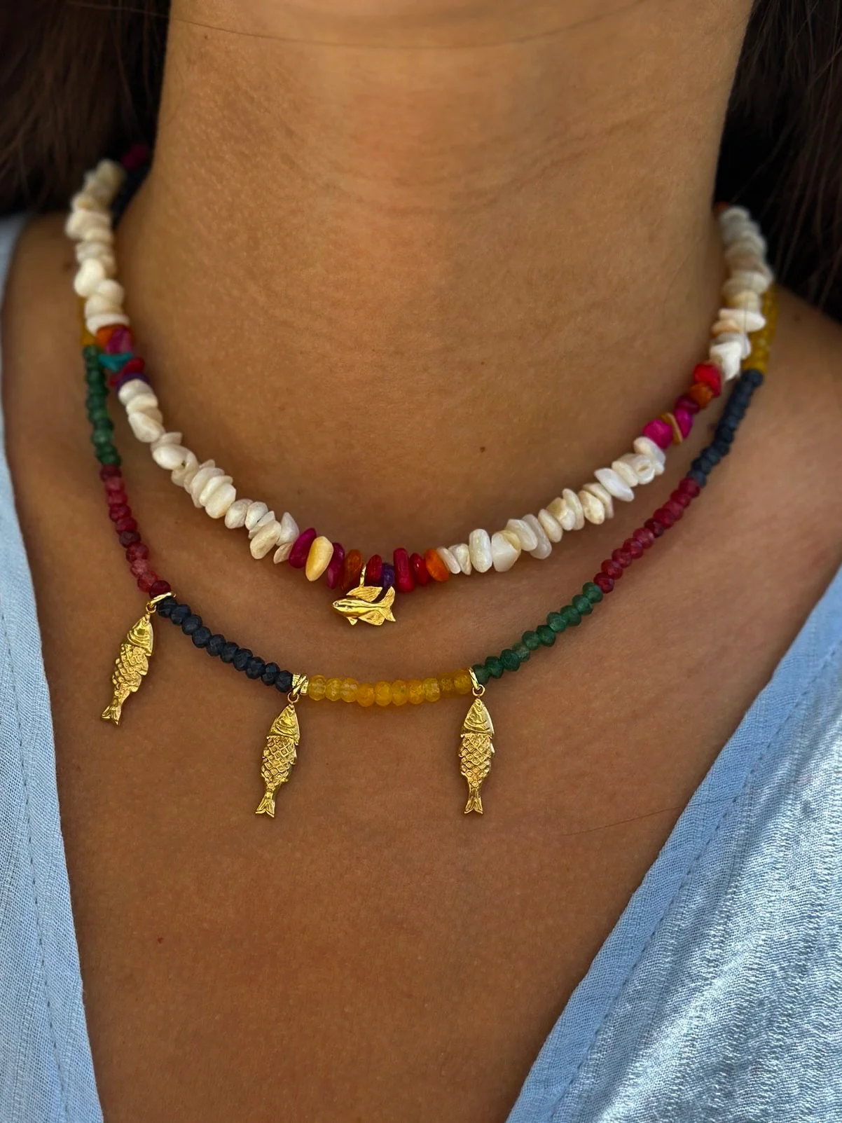 Collar colores mini pez - Image 2