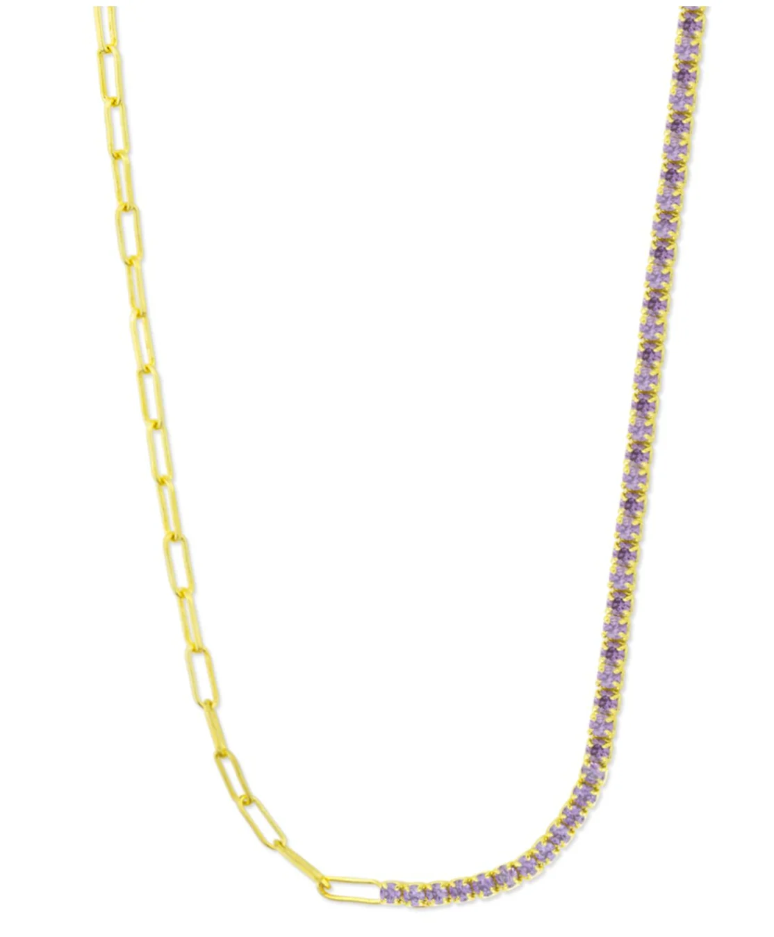 Collar combinado Amatista