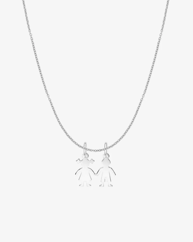 Collar con charms niño y niña Silver - Image 2