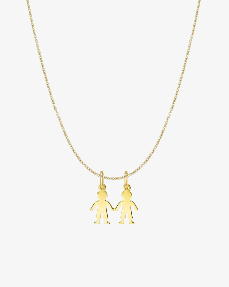 Collar con charms niño y niño - Image 2