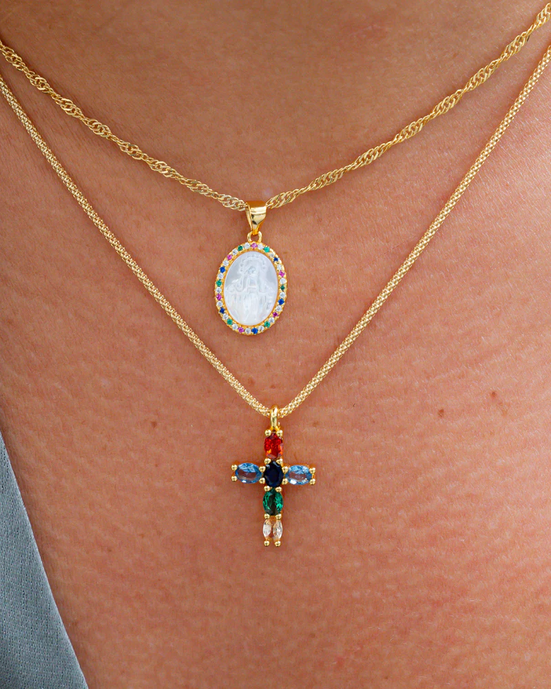 Collar Cruz Colores - Image 3