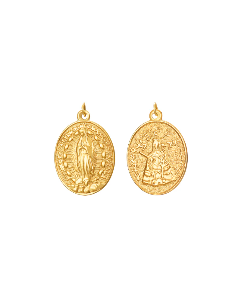 Collar Escapulario Virgen de la Guadalupe Acero - Image 3