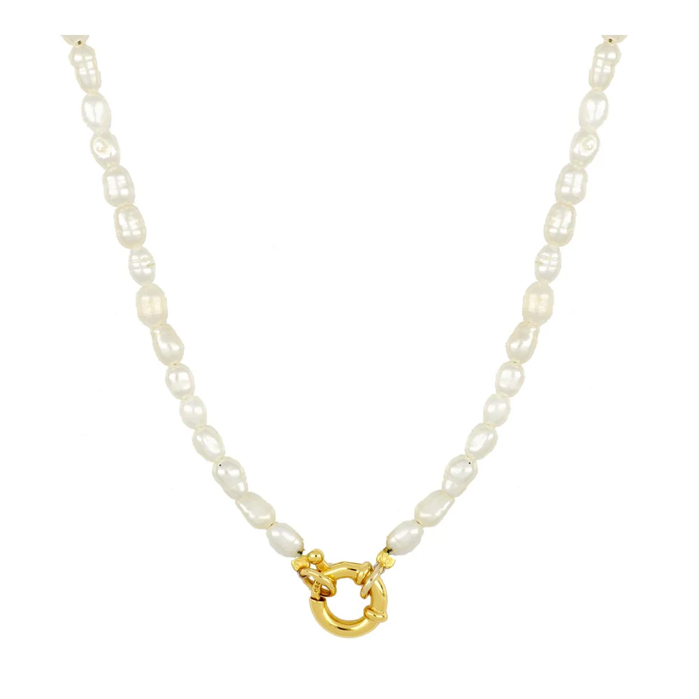 Collar Eternity Long Pearl