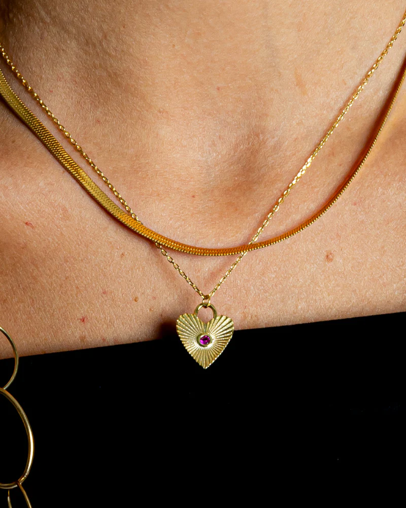 Collar Heart Pink - Image 2