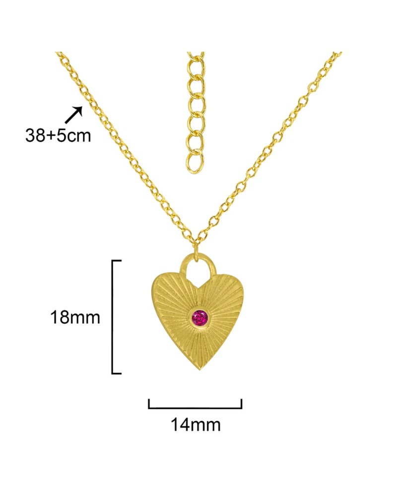 Collar Heart Pink - Image 7