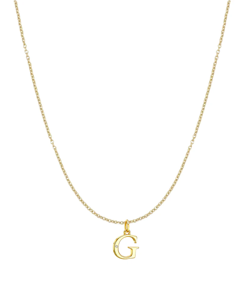 Collar inicial con circonita - Image 10