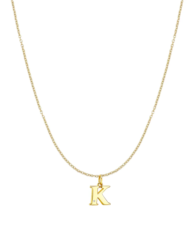 Collar inicial con circonita - Image 14