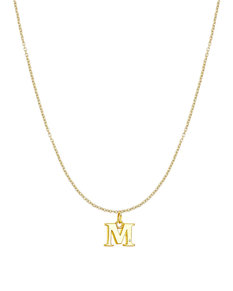 Collar inicial con circonita - Image 16